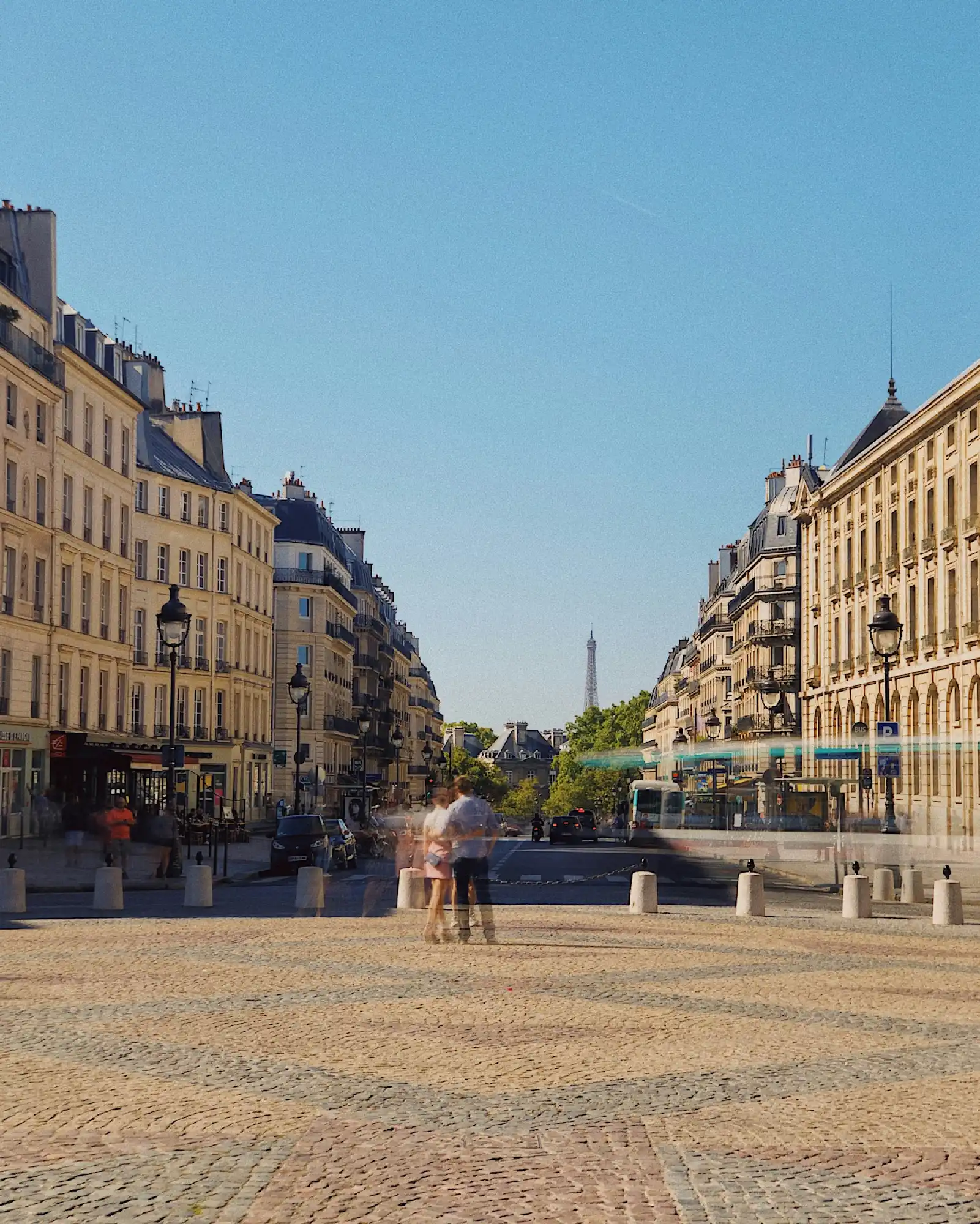 Illustration des alentours de l'hôtel Saint Germain